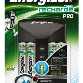 Energizer Intelligent Pro Fast AA and AAA Battery Charger – Complete with 4 x AA 2000mAh Batteries
