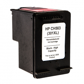 7dayshop Remanufactured CH563EE Black Ink Cartridge (No. 301XL) for HP
