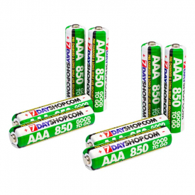 7dayshop “GOOD TO GO” AAA Rechargeable Batteries NiMH Pre-Charged 850mAh – Value 8 Pack