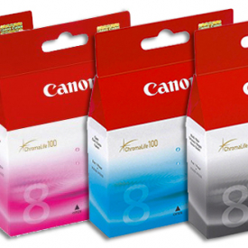 Canon Original CLI-8 Ink Cartridges Bundle – 13ml Black, Cyan, Magenta & Yellow