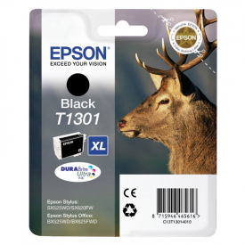 Epson Original T1301 Stag Ink Cartridge High Capacity 25.4ml – Black