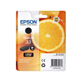 Epson Original 33 T3331 Oranges Ink Cartridge 6.4ml Black