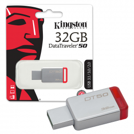 Kingston Data Traveler DT50 USB 3.0 Flash Drive USB 3.0 Memory Stick – 32GB