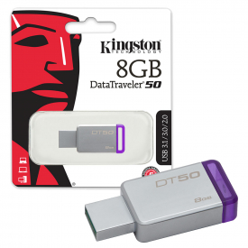 Kingston Data Traveler DT50 USB 3.0 Flash Drive USB 3.0 Memory Stick – 8GB