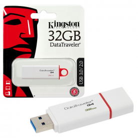 Kingston DataTraveler G4 USB 3.0 Flash Drive USB 3.0 Memory Stick – 32GB
