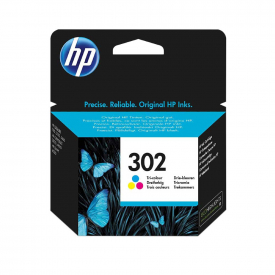 HP Original 302 Tri-Colour Ink Cartridge (F6U65AE)