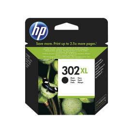 HP Original 302XL High Capacity Black Ink Cartridge (F6U68AE)