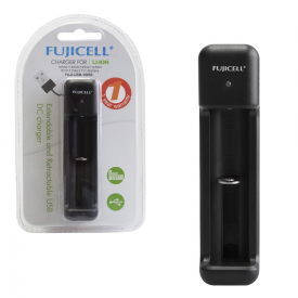 Fujicell USB Multi Lithium-Ion IMR Battery Charger for 18650, 18500, 18490, 18350, 14500 & RCR 123A etc.