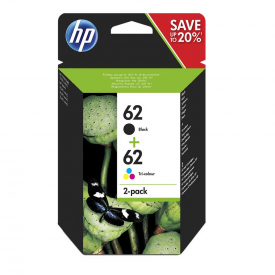 HP Original 62 Black and Colour Combo and Content Pack (N9J71AE)