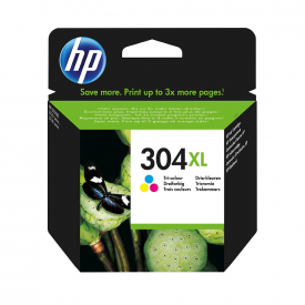 HP 304XL High Capacity Original Tri-Colour Ink Cartridge – N9K07AE
