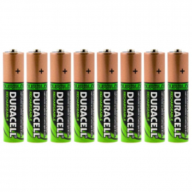 Duracell AA HR06 Ni-MH Rechargeable Batteries 2450 mAh – Value 8 Shrink Pack