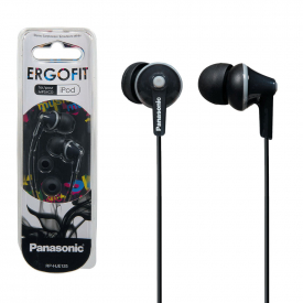 Panasonic RP-HJE125E-K Ergo Fit In-Ear Headphones / Earphones – LIMITED STOCK ONLY