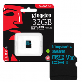 Kingston Canvas Go! Micro SD SDHC Memory Card 90MB/s UHS-1 V30 Class 10 – 32GB