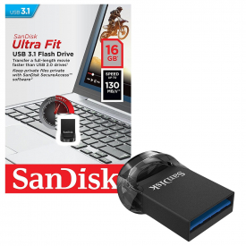 SanDisk Ultra Fit USB 3.1 130MB/s Flash Drive Memory Stick 16GB