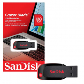 Sandisk Cruzer Blade USB 2.0 Flash Drive Memory Stick – 128GB