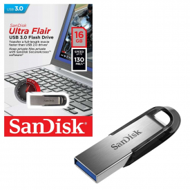 SanDisk Ultra Flair USB 3.0 Flash Drive Memory Stick up to 150MB/s – 16GB