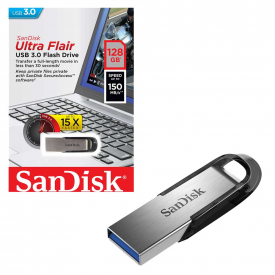SanDisk Ultra Flair USB 3.0 Flash Drive Memory Stick up to 150MB/s – 128GB