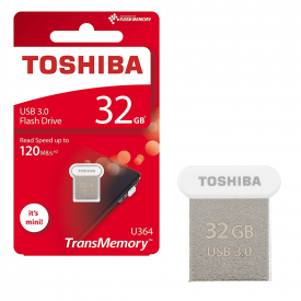 Toshiba TransMemory U364 USB 3.0 Flash Drive Memory Stick for Laptop / Notebook – Metal – 32GB