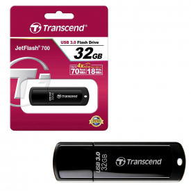 Transcend JetFlash 700 USB 3.0 Flash Drive USB 3.0 Memory Stick – 32GB
