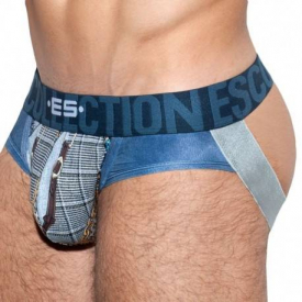 ES Collection Wild Print Jock – Navy XS