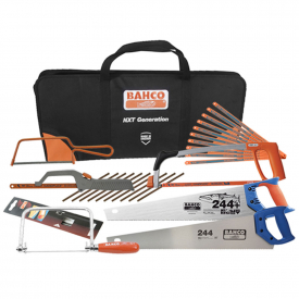 Bahco 10pc Woodworking Saw Kit In Carry Case